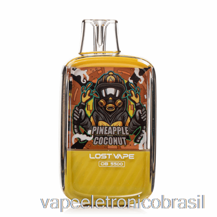 Vape Eletrônico Perdido Vape Ob5500 Abacaxi Descartável Coco